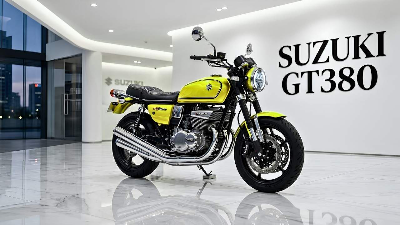 2026 Suzuki GT 380 Lanzada Oficialmente – Nueva Moto Clásica con Diseño Moderno y Gran Potencia