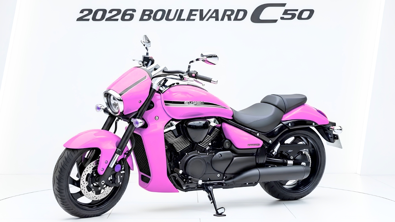 Suzuki C50 Motocicleta Cruiser – Moto Estilo Clásico con Conducción Suave, Gran Comodidad y Diseño Potente para Viajes Largos