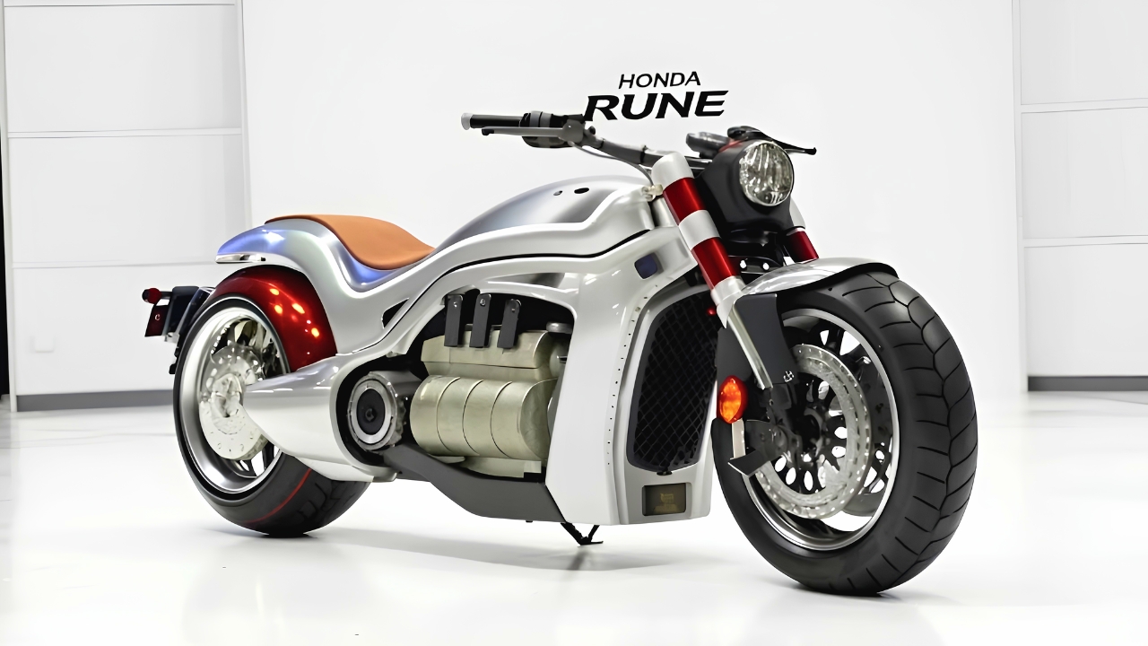 Honda Rune Cruiser: Motocicleta de Lujo Potente y Elegante para Viajes Cómodos y Estilo Único