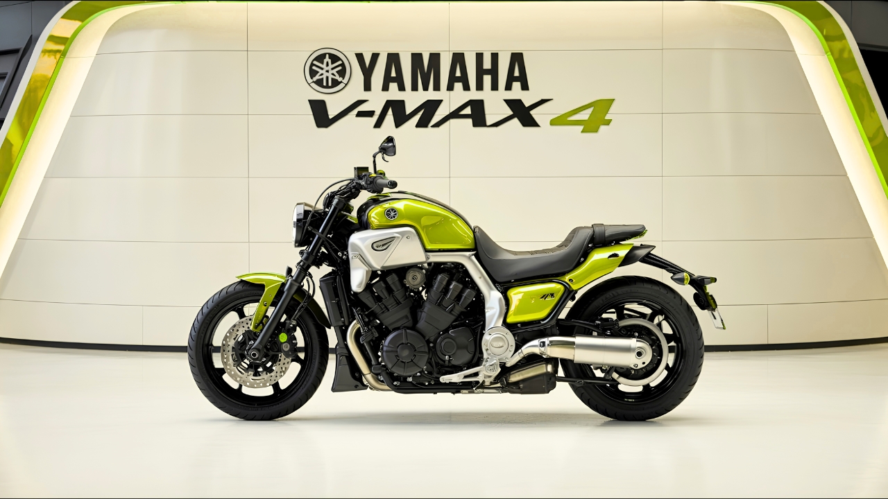 Yamaha VMAX V4 – La Icónica Motocicleta Muscle Bike con Motor V4 Potente y Diseño Agresivo