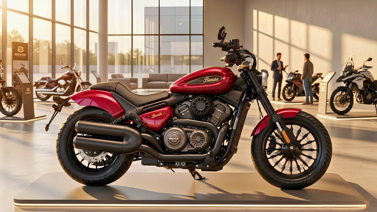 Benda Chinchilla 350 2026: La Moto Cruiser Automática con Motor V-Twin que Sorprende a Todos