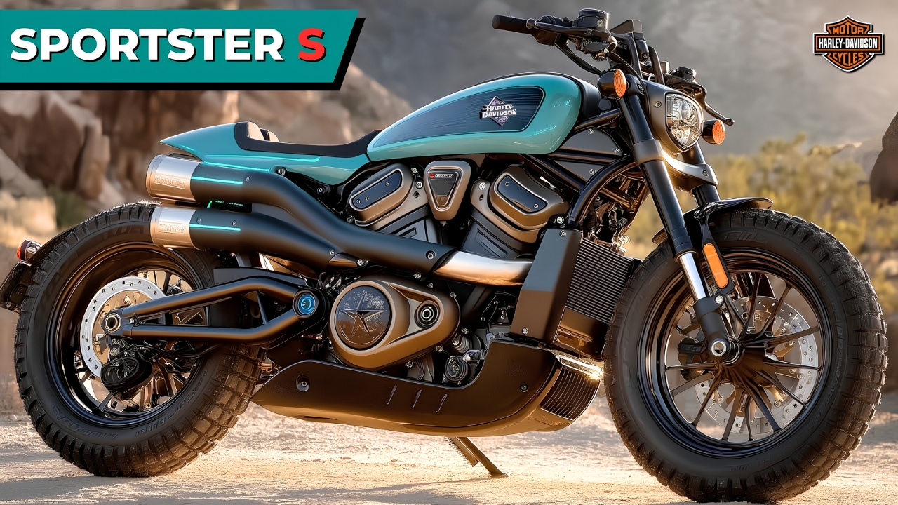 Harley-Davidson Sportster S: Conoce la moto custom con potencia y tecnología brutal