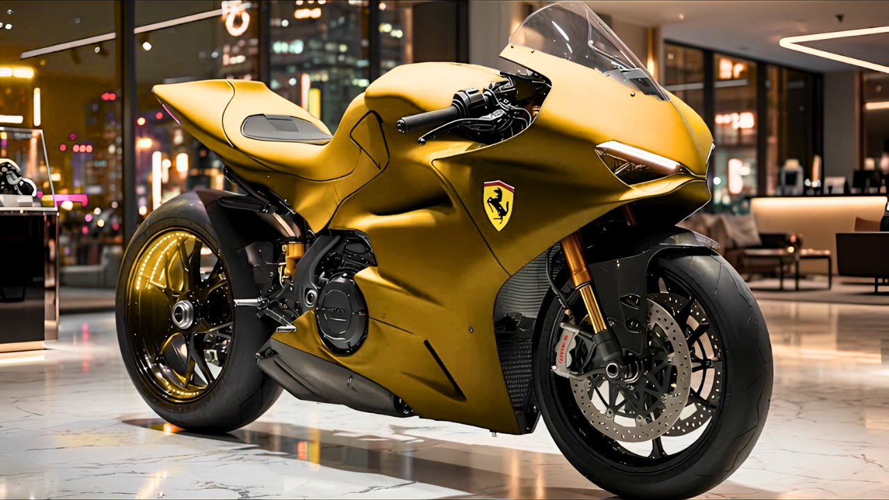 Ferrari Superbike: La Motocicleta de Lujo Más Impresionante con Diseño Deportivo y Máximo Rendimiento